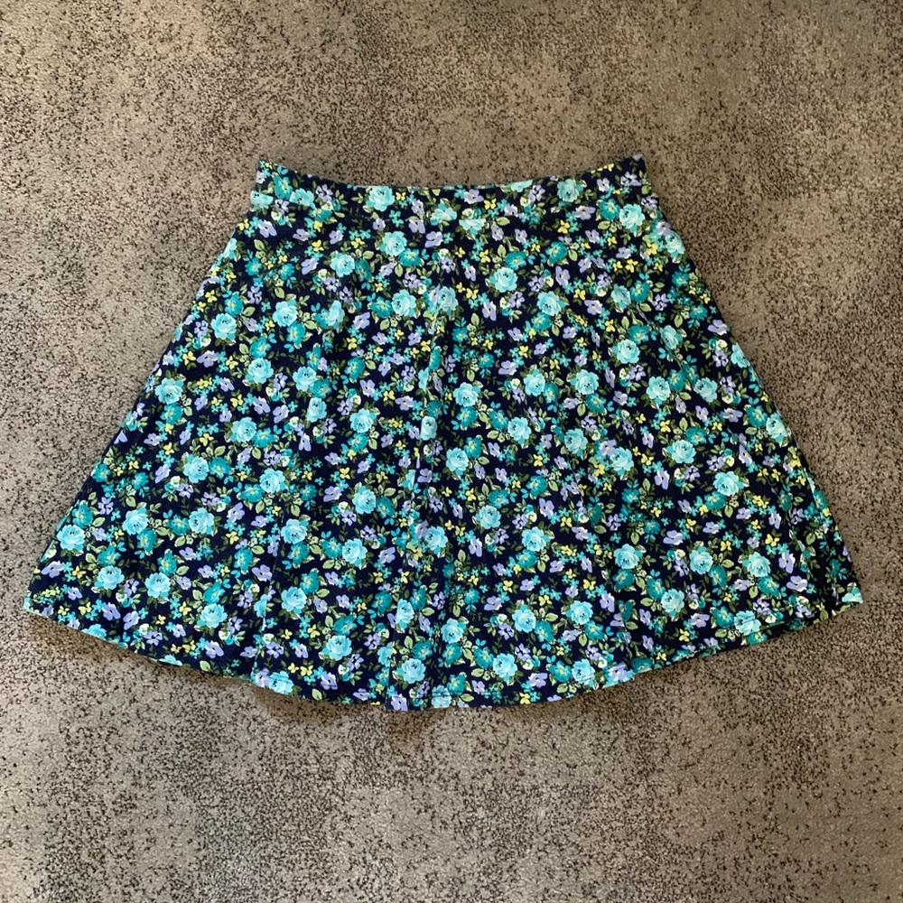 Forever 21 | Floral Skater Skirt